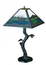 Meyda Blue 29537 - 23"H Elk Creek Mission Apple Tree Table Lamp