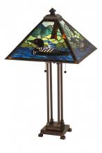 Meyda Blue 81055 - 30"H Loon Table Lamp